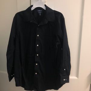 CROFT & BARROW black button up dress shirt